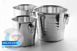 Xô đựng đá inox trơn