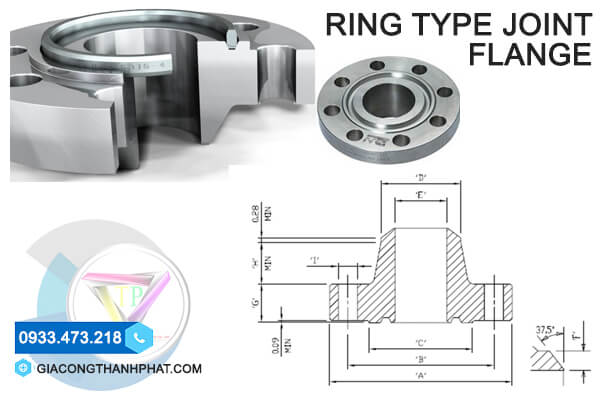Mặt bích kiểu vòng (RTJ - Ring Type Joint Flange)