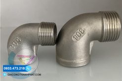 Co Điếu Inox 304, Co Điếu Ren Trong, Ren Ngoài Inox 304