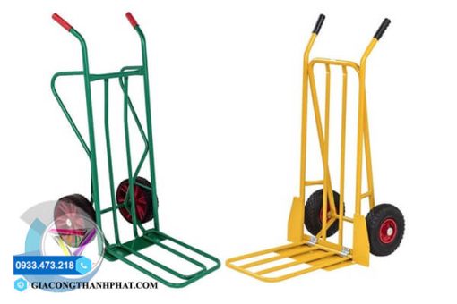 Gia công xe đẩy inox 2 bánh