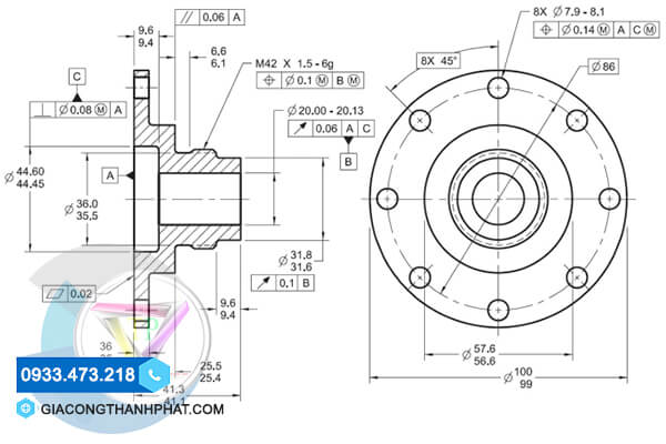 Bản Vẽ Gia Công Cơ Khí Là Gì? Các Ký Hiệu Trên Bản Vẽ Gia Công Cơ Khí