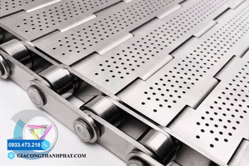 Băng Tải Xích Tấm Inox Bản Lề Chất Lượng, Giá Rẻ