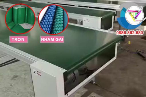 Cấu tạo của băng tải PVC mặt nhám