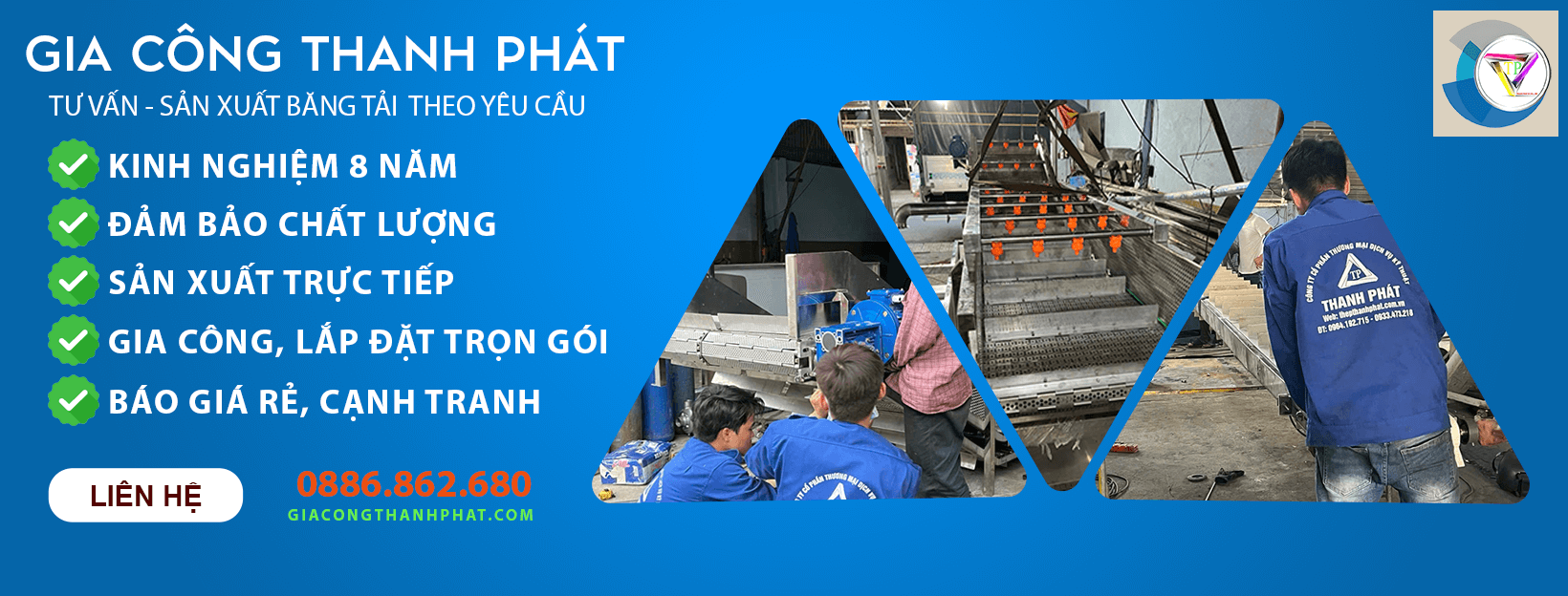 Tư vấn, sản xuất băng tải công nghiệp