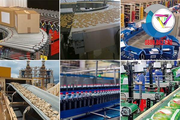 Ứng dụng của băng tải công nghiệp