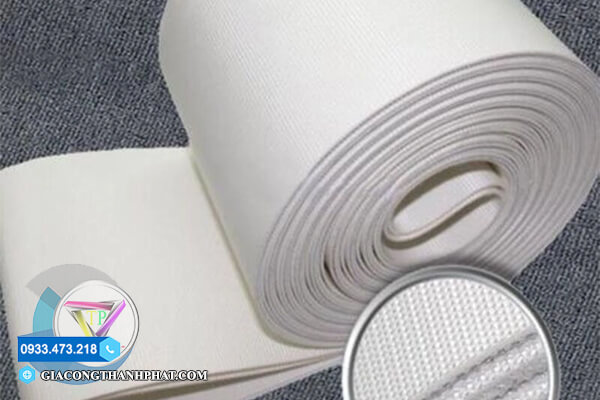 Dây băng tải PVC màu trắng