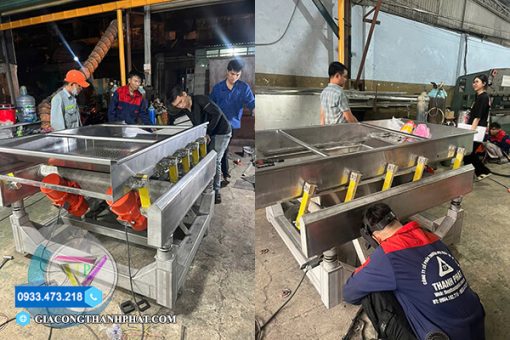 Dịch vụ gia công sàn rung inox