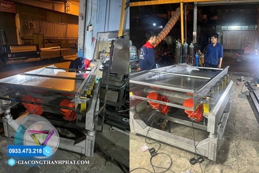 Máy Sàng Rung Inox - Gia Công Theo Yêu Cầu