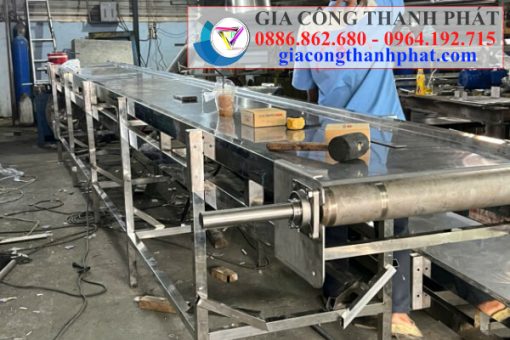 Gia công băng tải inox